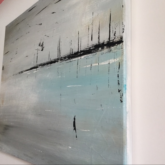 Acrylics Abstract Landscape - Winter Landscape - Picture 7 of 8